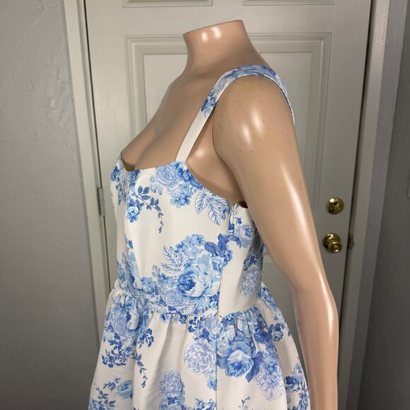 Sachin Babi Women's Blaine Dress 6 Floral Polyester Summer Party square neck Vv5 - Picture 4 of 8